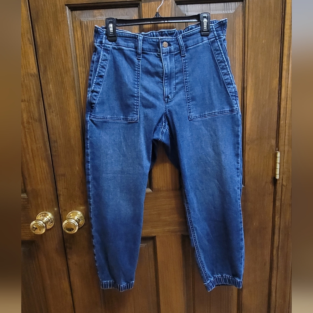 J. Crew Sz 30P Blue Denim Jeans W 30 R 10 L 23